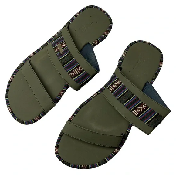 Uzuri K&Y African Mens Eco Friendly Slide Sandals i3uktyz9euotnra58bor.jpg main image 4